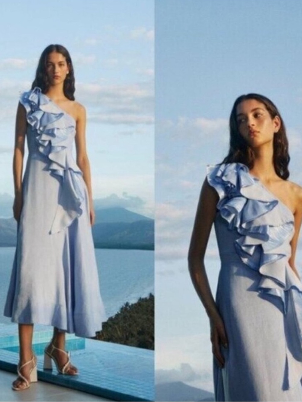 AJE 🥣 Adelia One-Shoulder Midi Dress 🫧 - Picture 6 of 10